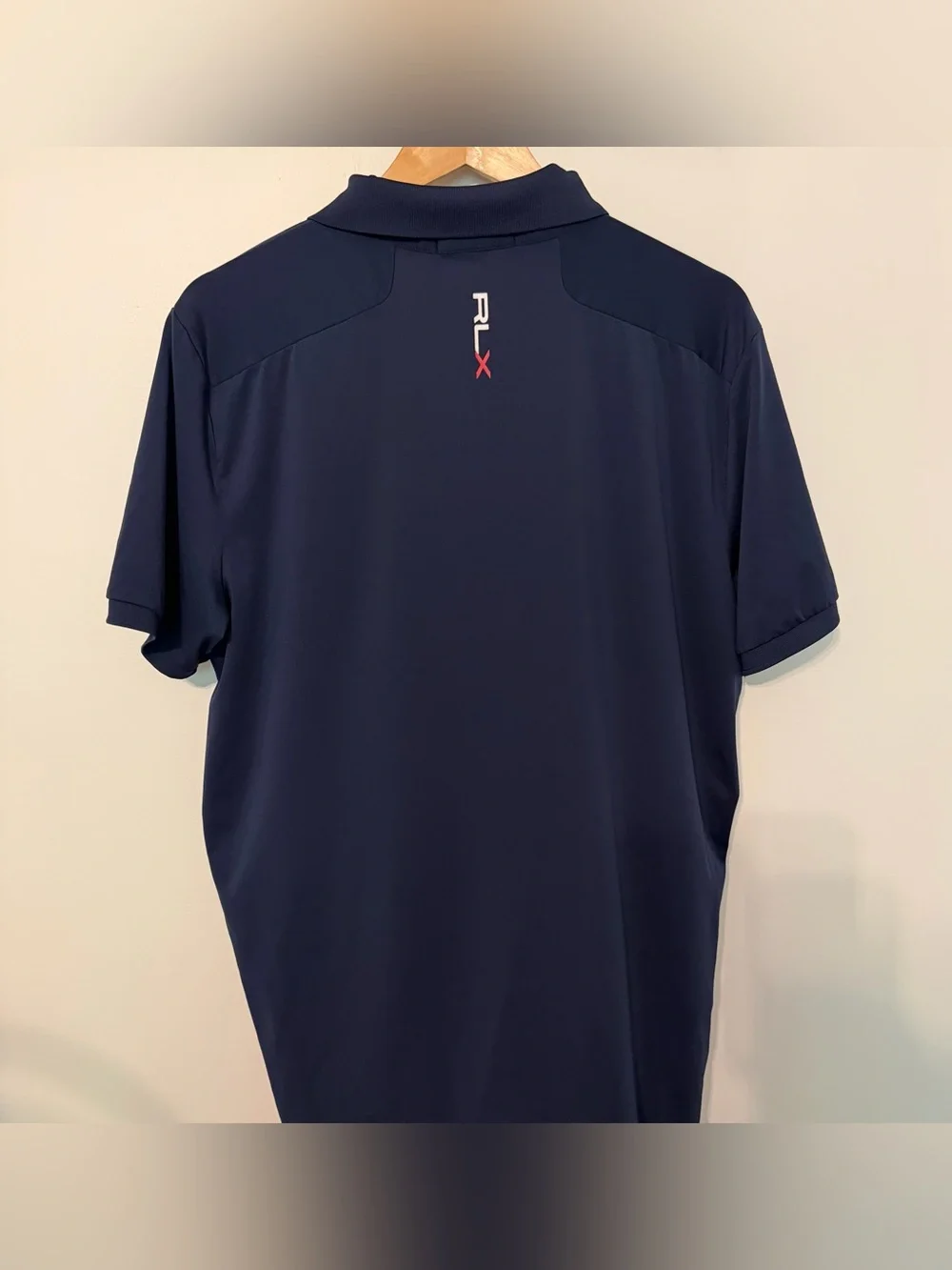 Polo Ralph‎ Lauren RLX Performance Polo Shirt Men’s XL Navy Blue Stretch Golf